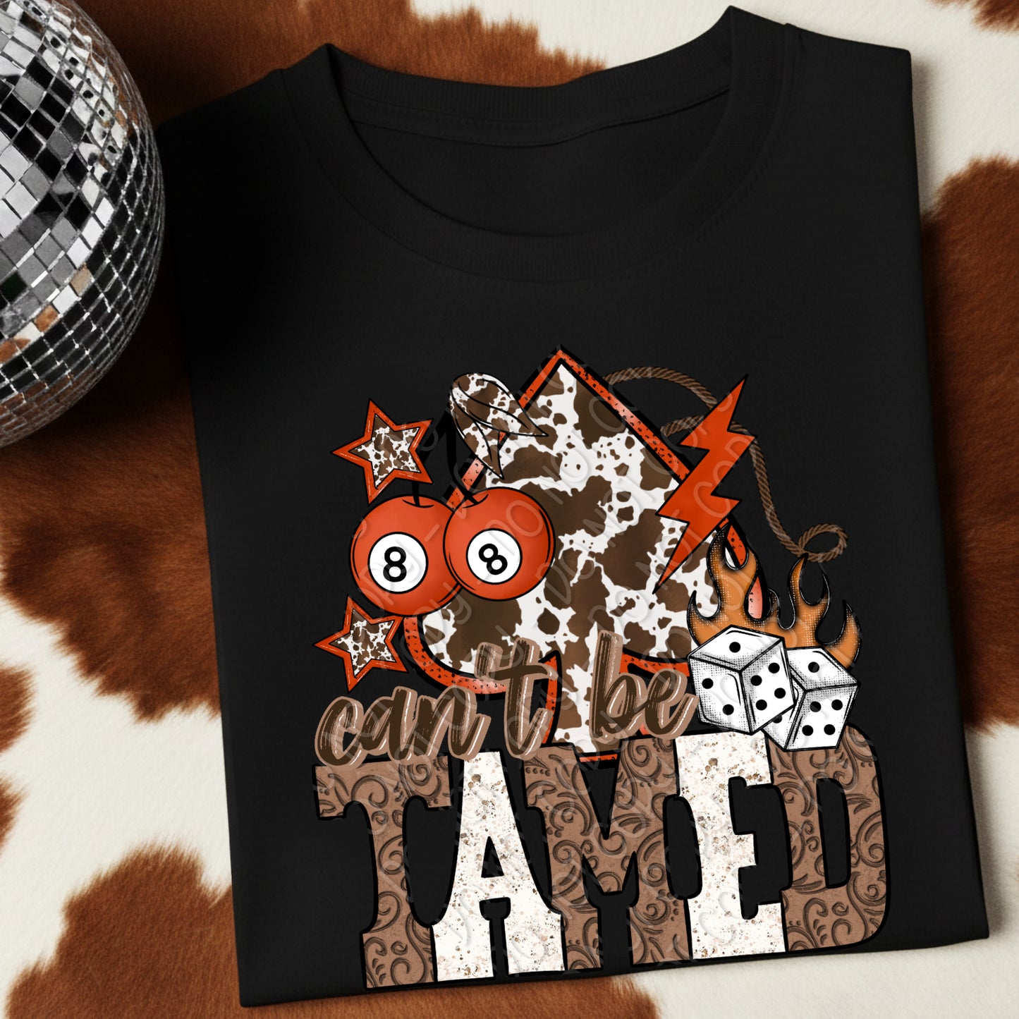 Can't Be Tamed 1 - 2026 Digital PNG Design