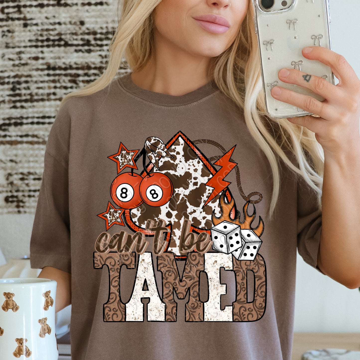 Can't Be Tamed 1 - 2026 Digital PNG Design