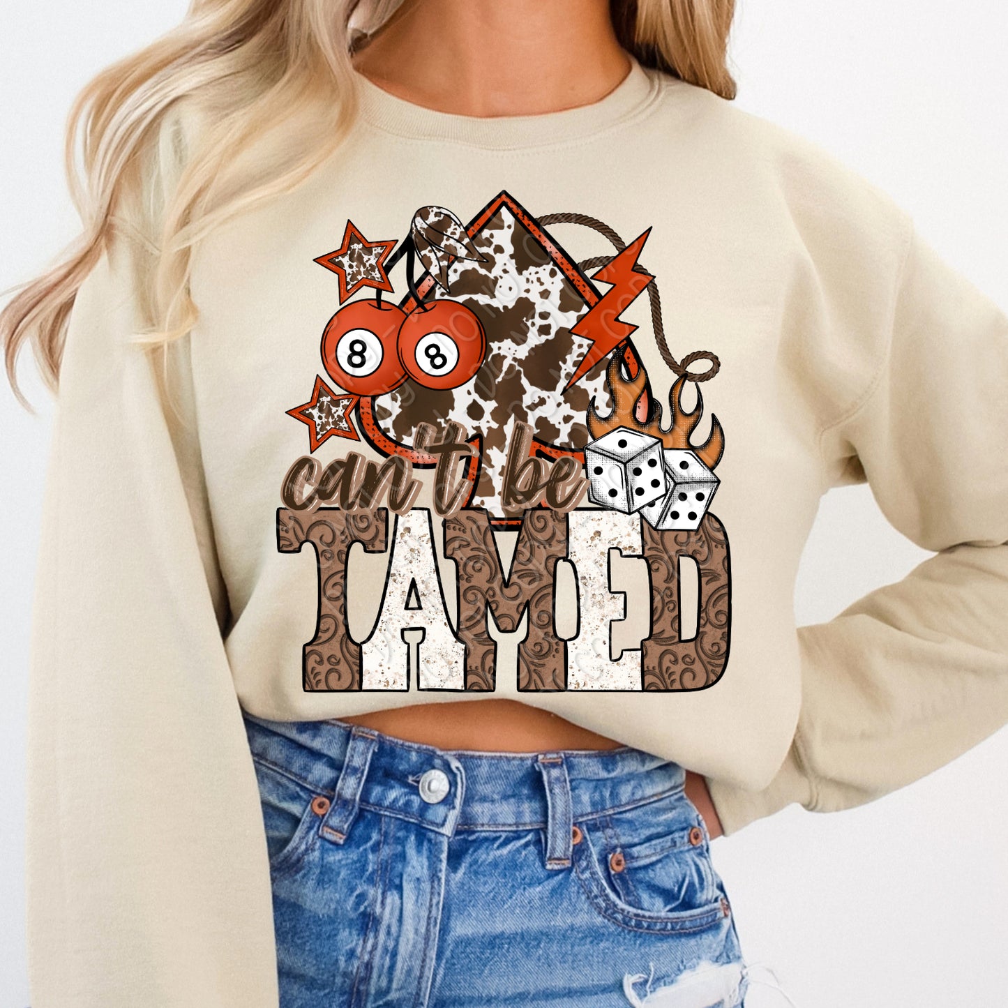 Can't Be Tamed 1 - 2026 Digital PNG Design