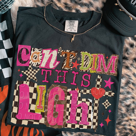 Can't Dim This Light 1 - 2025 Digital PNG Design