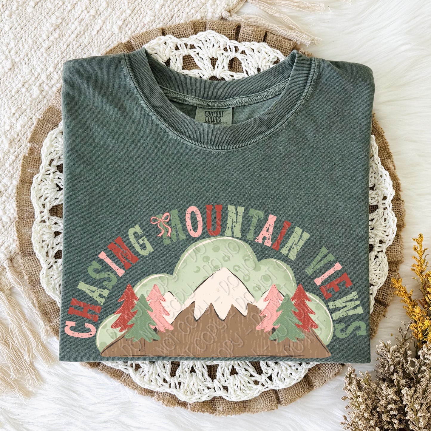 Chasing Mountain Views 1 - 2026 Digital PNG Design