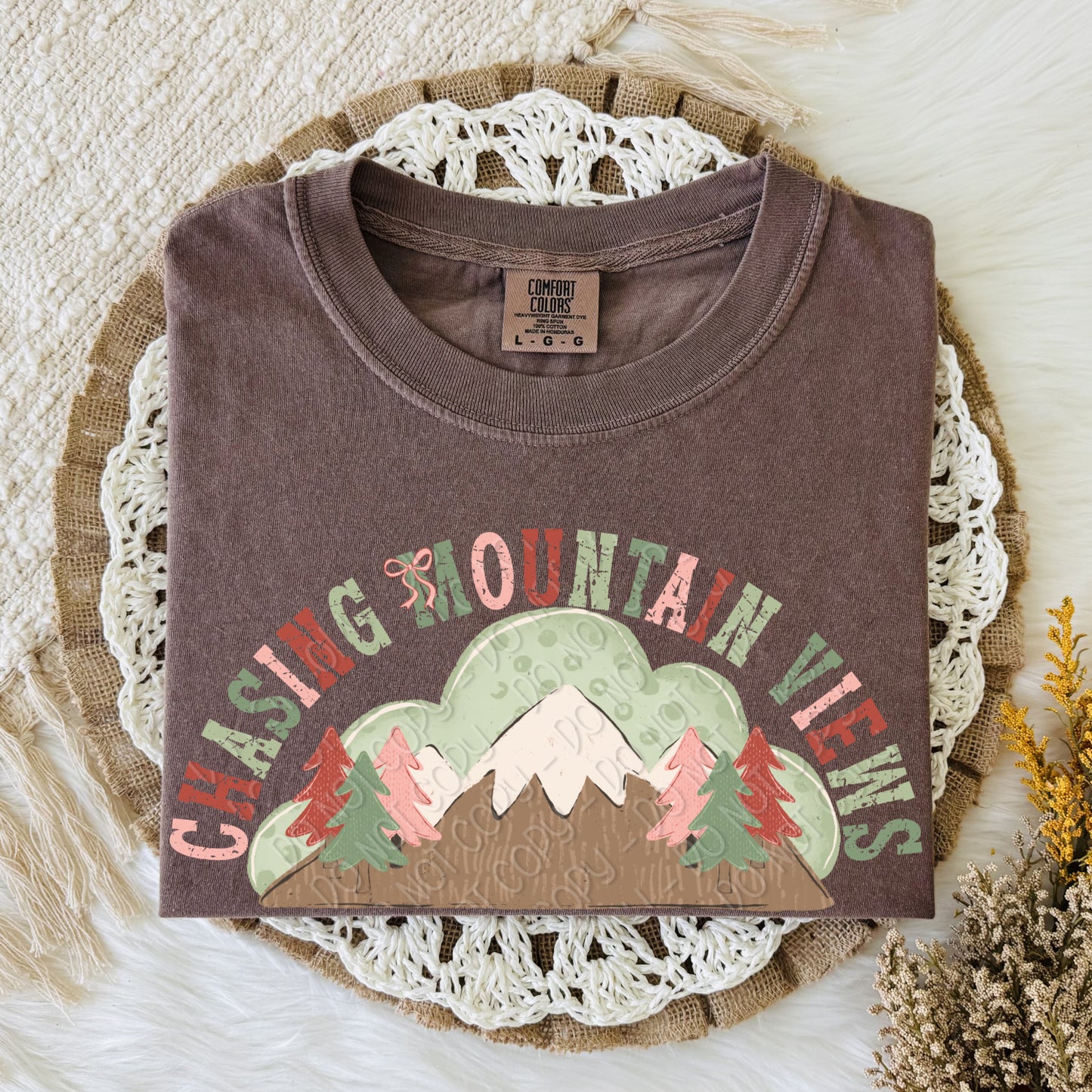 Chasing Mountain Views 1 - 2026 Digital PNG Design