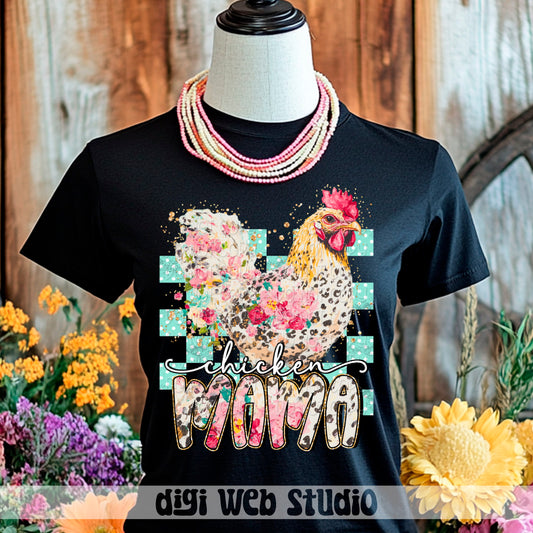 Chicken Mama 1 - 2025 Digital PNG Design