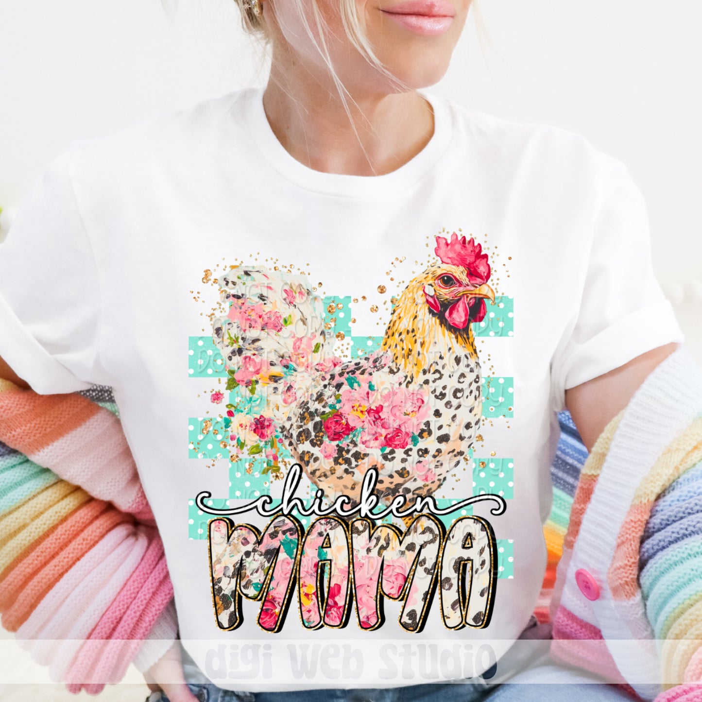 Chicken Mama 1 - 2025 Digital PNG Design