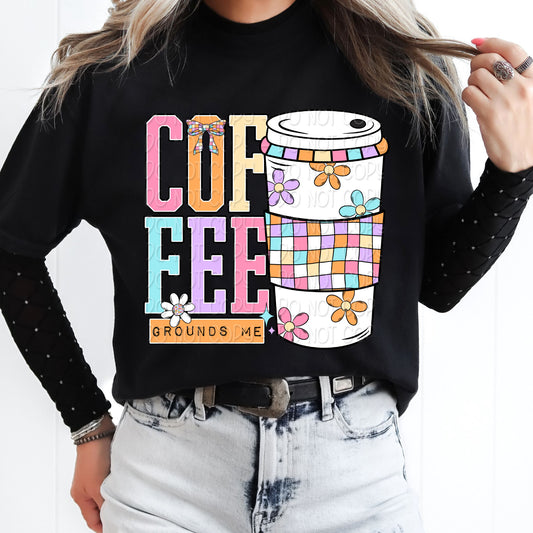 Coffee Grounds Me 1 - Digital PNG Design