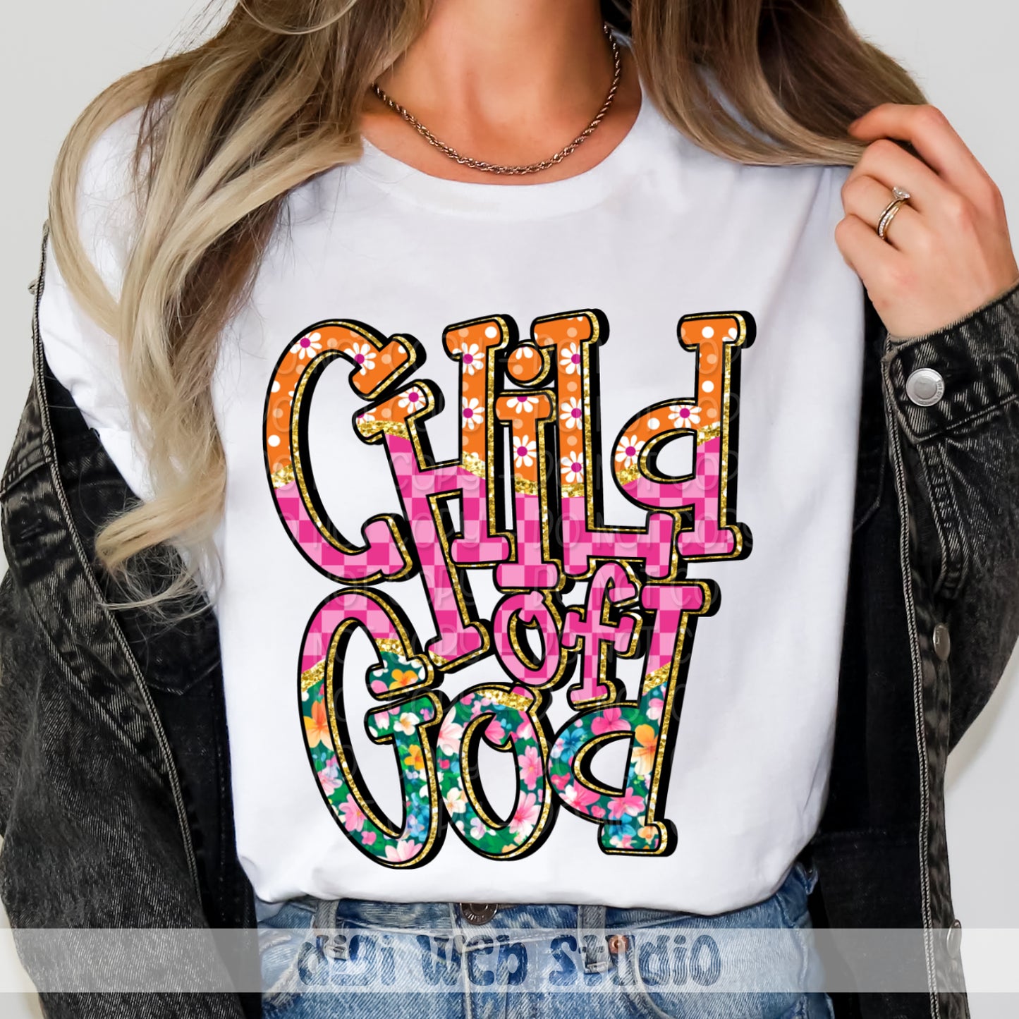 Colorful Child of God 1 - 2025 Digital PNG Design
