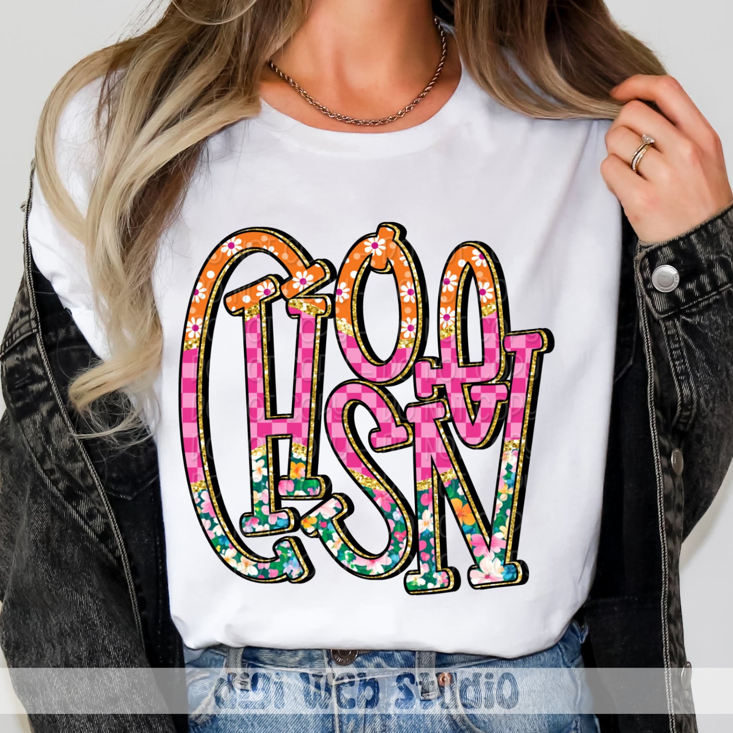 Colorful Chosen 1 - 2025 Digital PNG Design