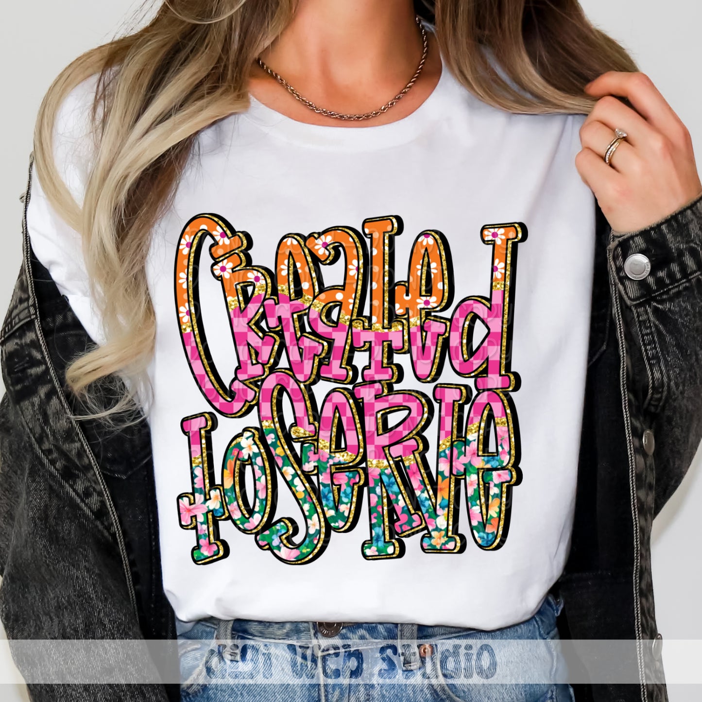 Colorful Created To Serve 1 - 2025 Digital PNG Design