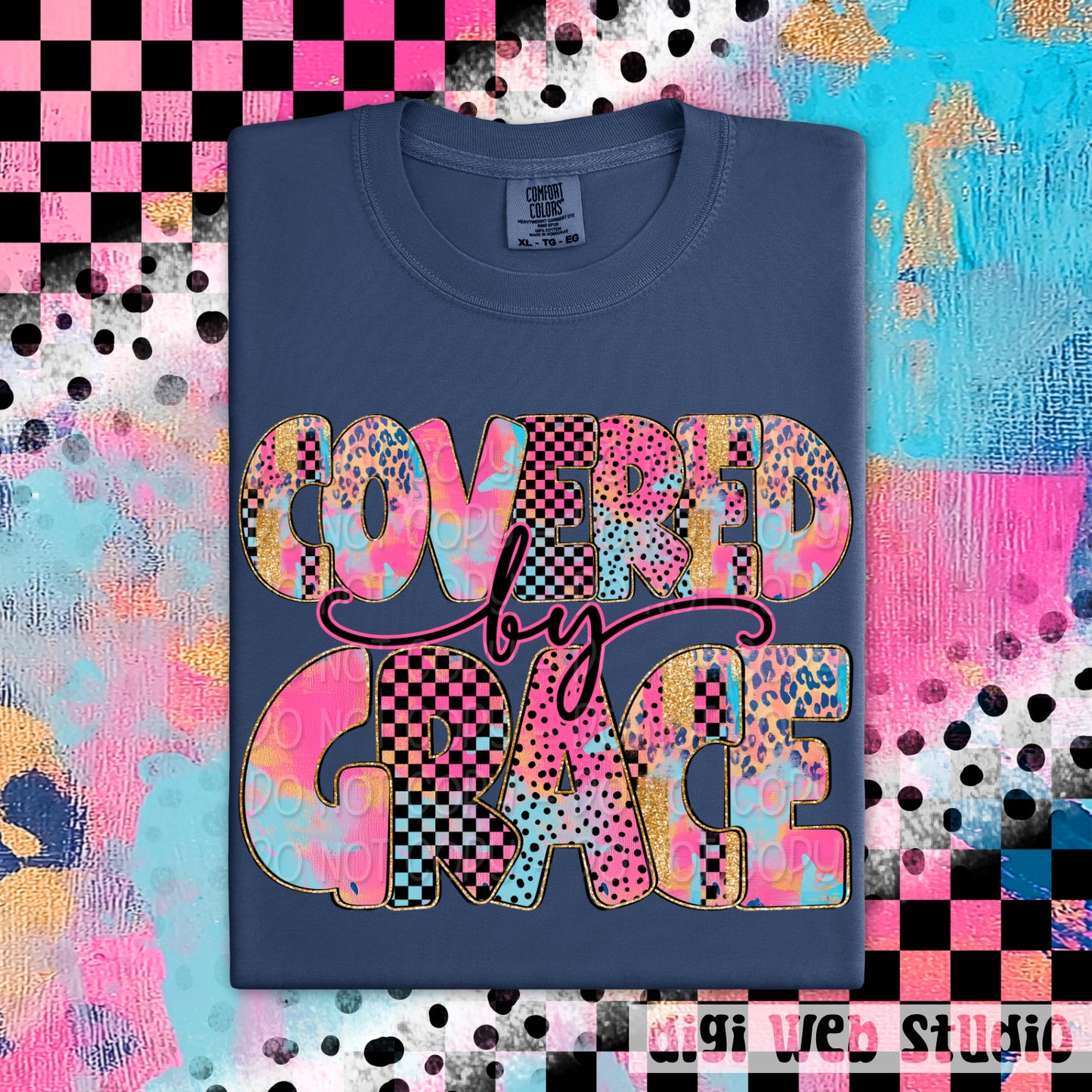 Covered by Grace 1 - 2025 Digital PNG Design