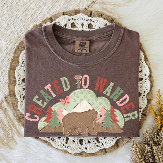 Created To Wander 1 - 2026 Digital PNG Design