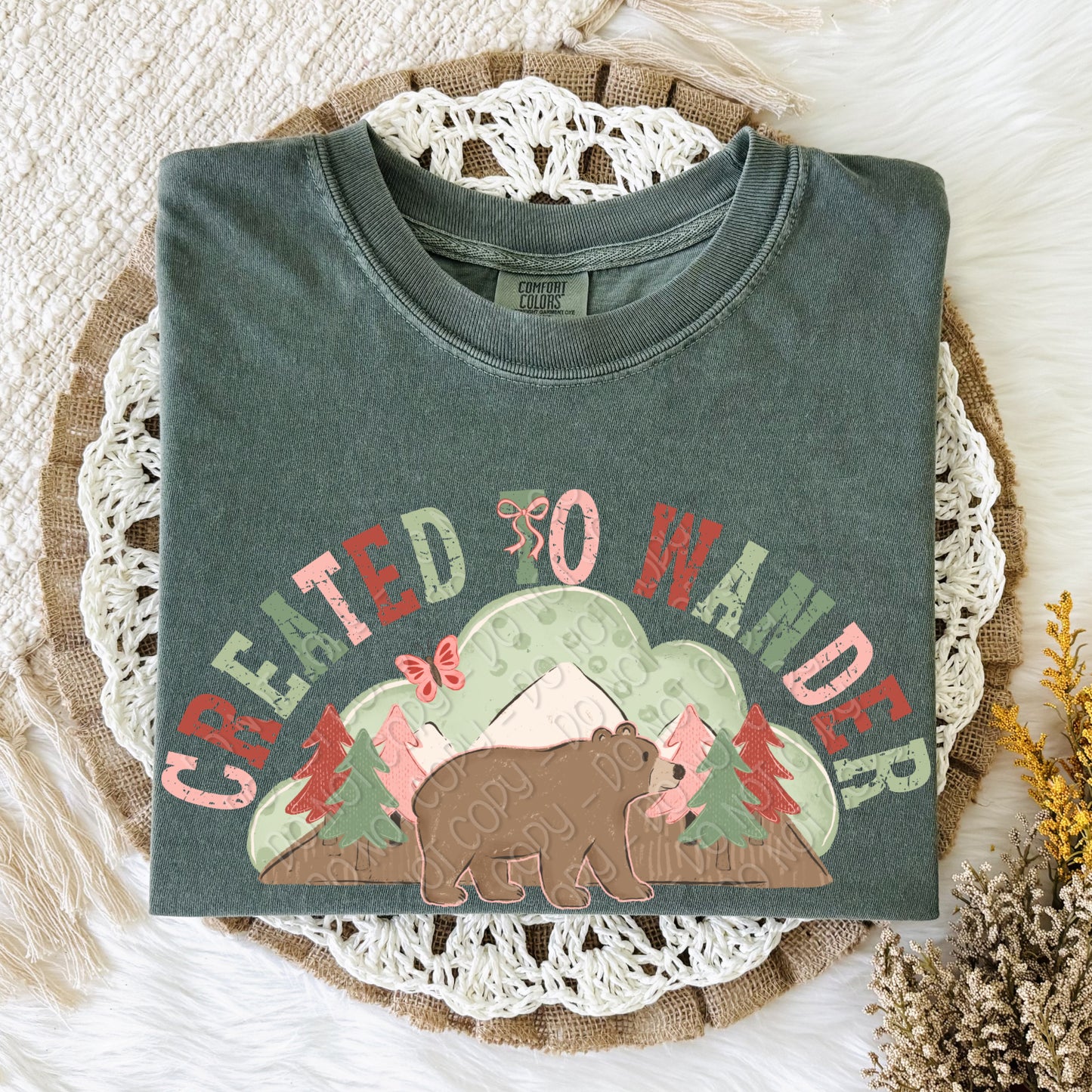 Created To Wander 1 - 2026 Digital PNG Design