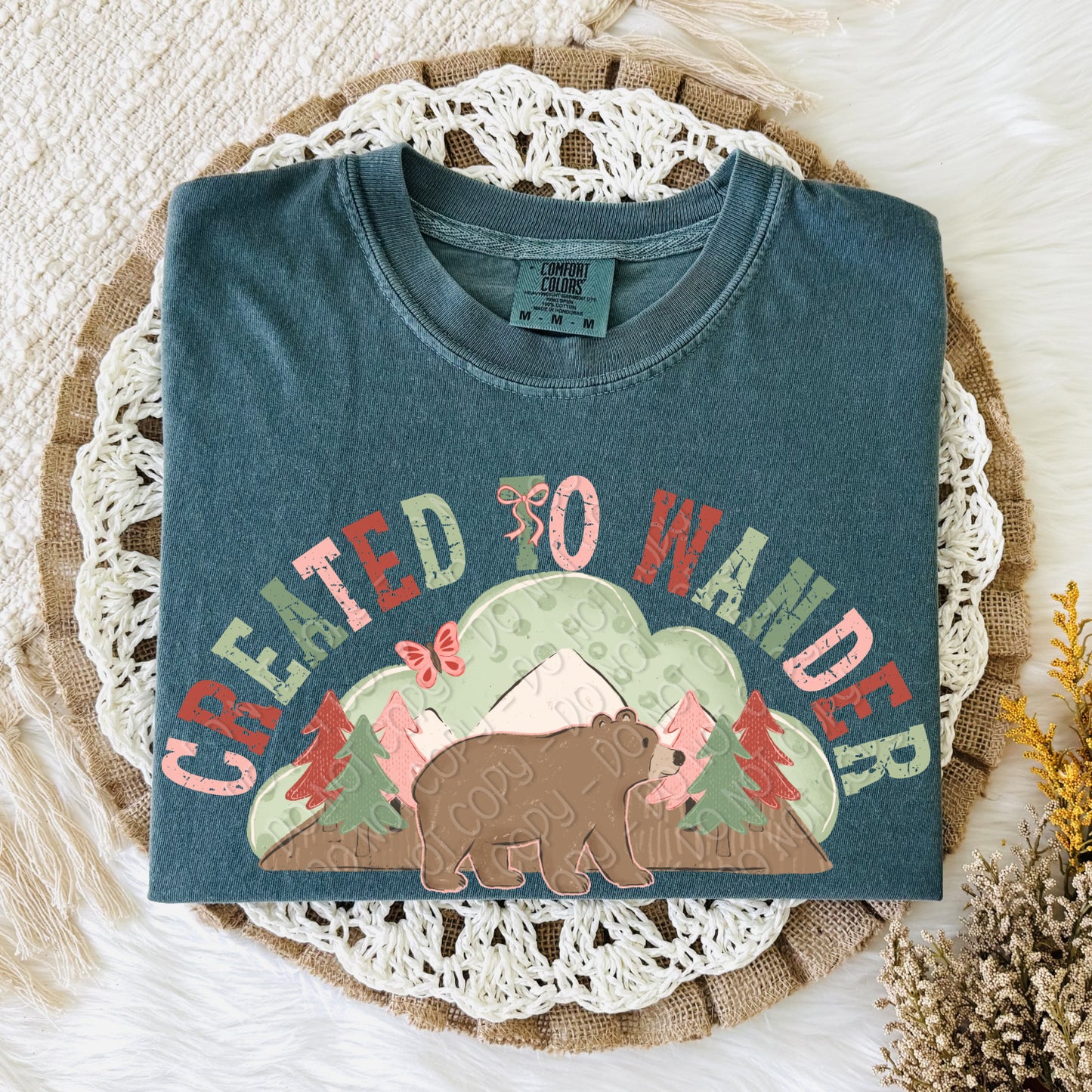 Created To Wander 1 - 2026 Digital PNG Design