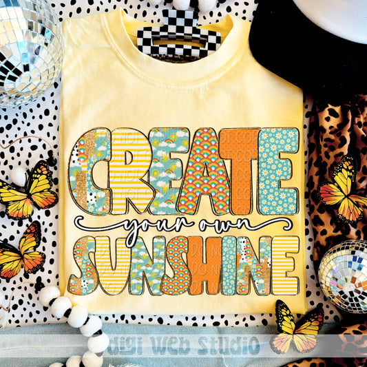 Create Your Own Sunshine 1 - 2025 Digital PNG Design