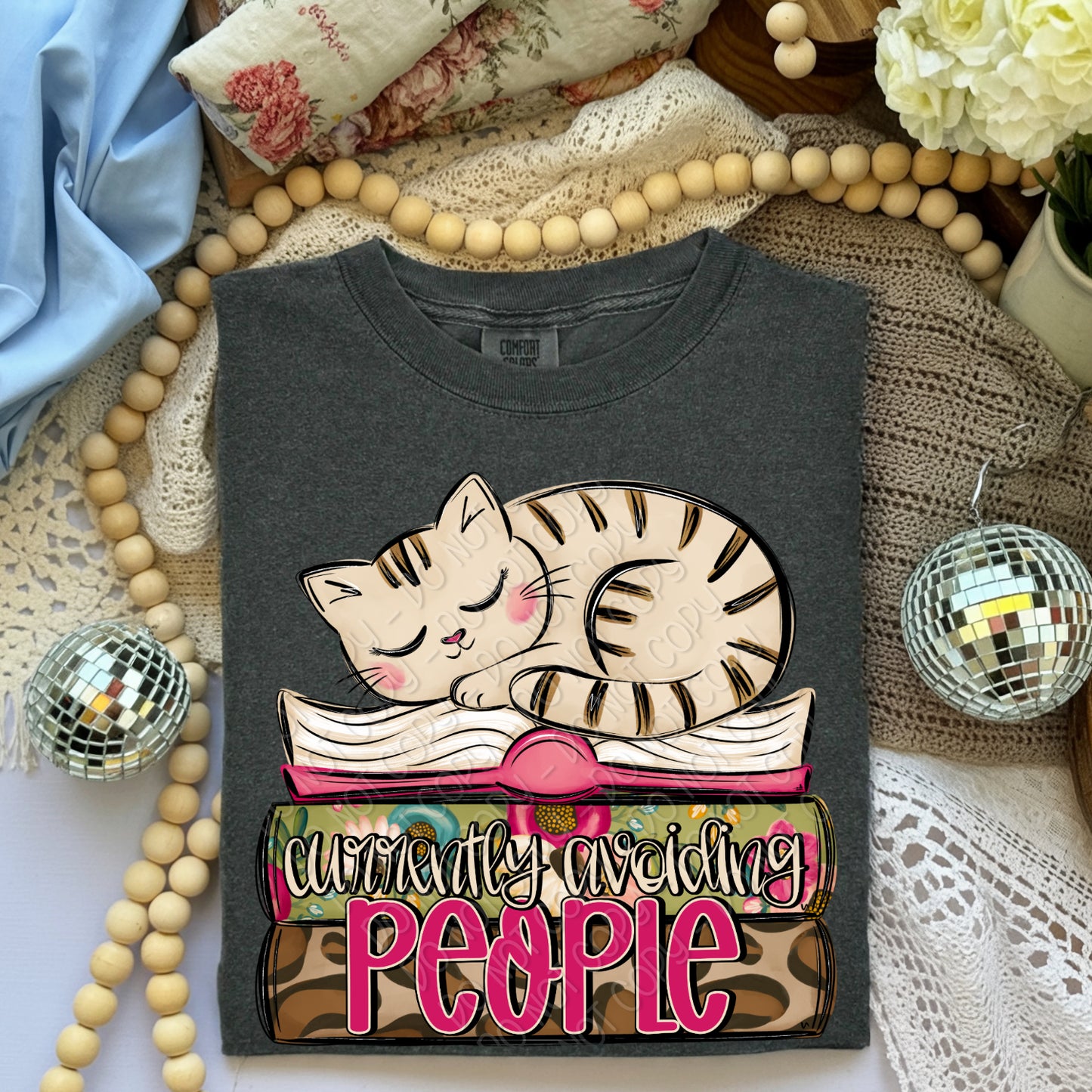 Currently Avoiding People 1 - 2026 Digital PNG Design