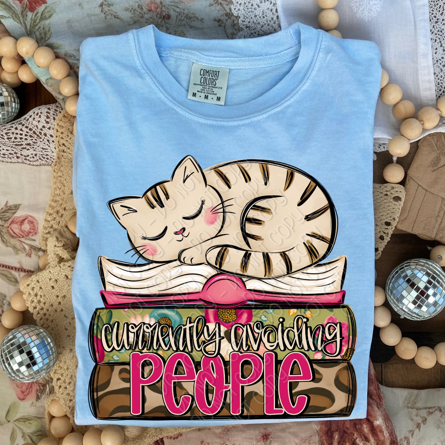 Currently Avoiding People 1 - 2026 Digital PNG Design