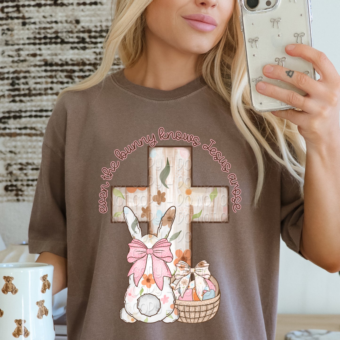 Even The Bunny Knows Jesus Arose 1 - 2026 Digital PNG Design
