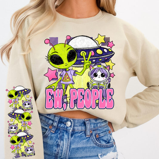Ew, People Alien 1 - 2024 Digital PNG Design w/ Sleeve