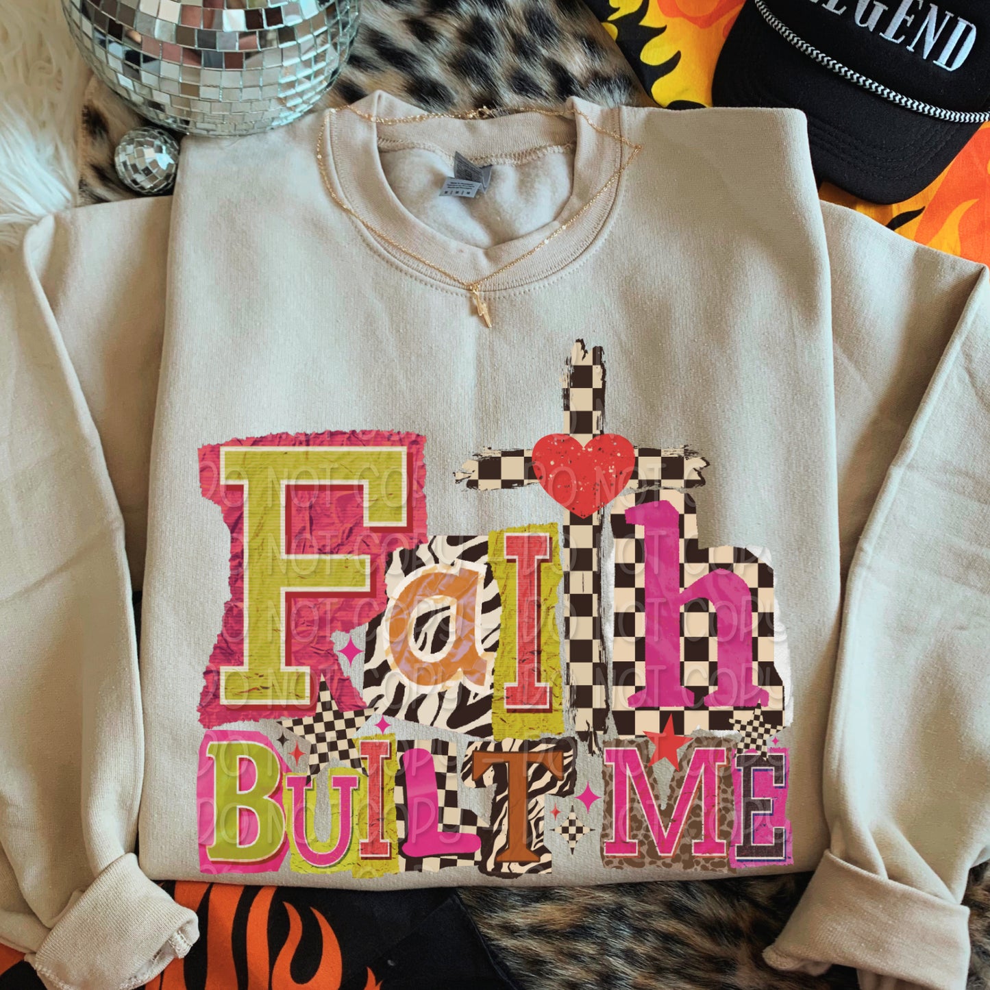 Faith Built Me 1 - 2025 Digital PNG Design