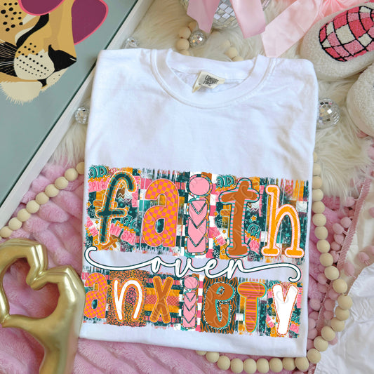 Faith Over Anxiety 1 - 2026 Digital PNG Design