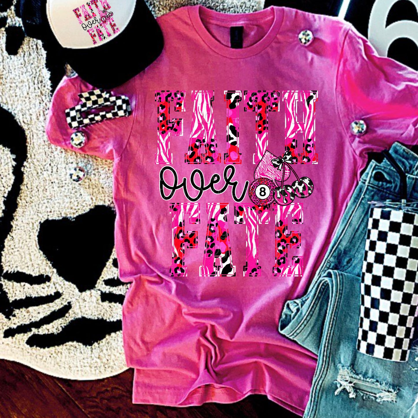 Faith Over Fate 1 - Digital PNG Design w/ Sleeve