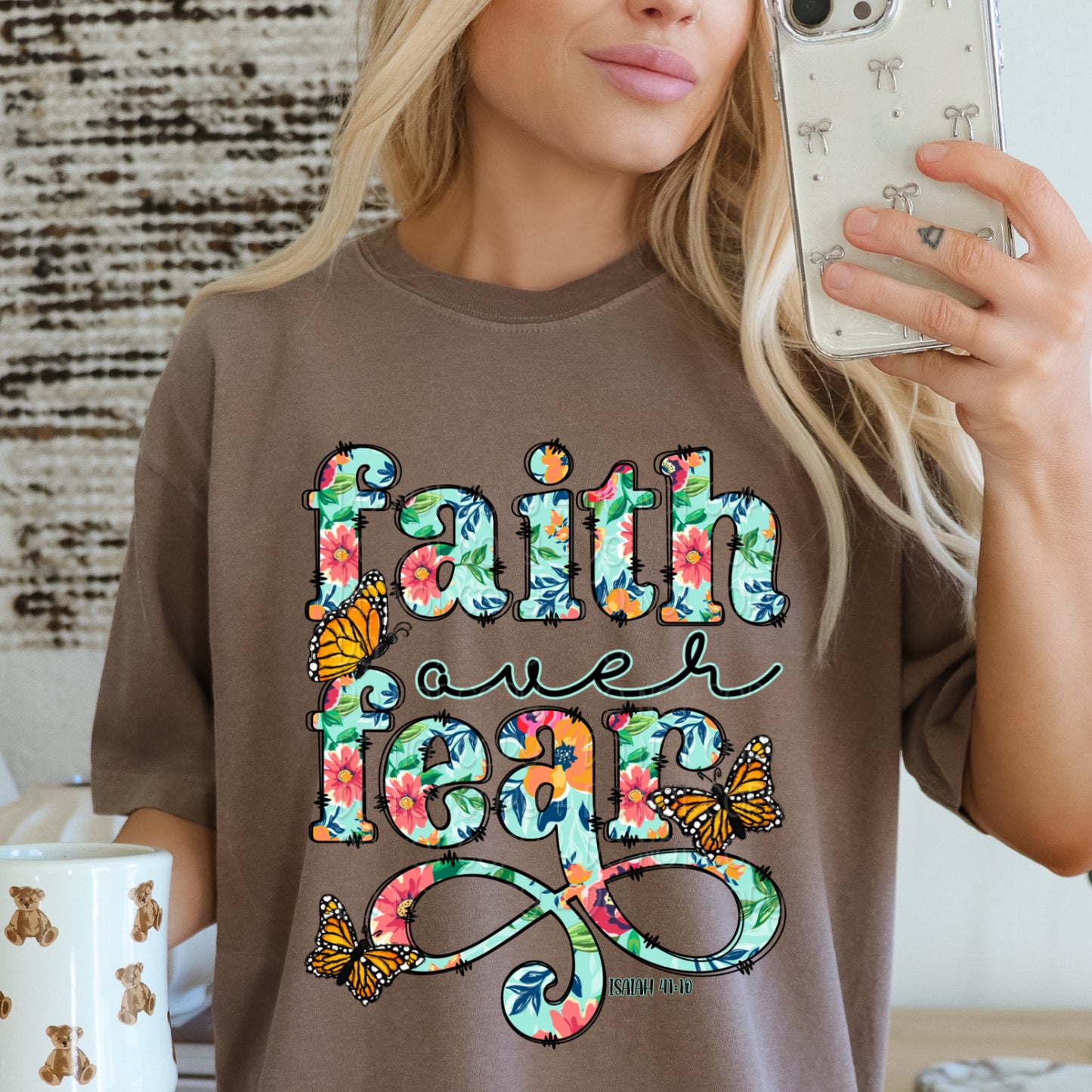 Faith Over Fear 1 - 2024 Digital PNG Design