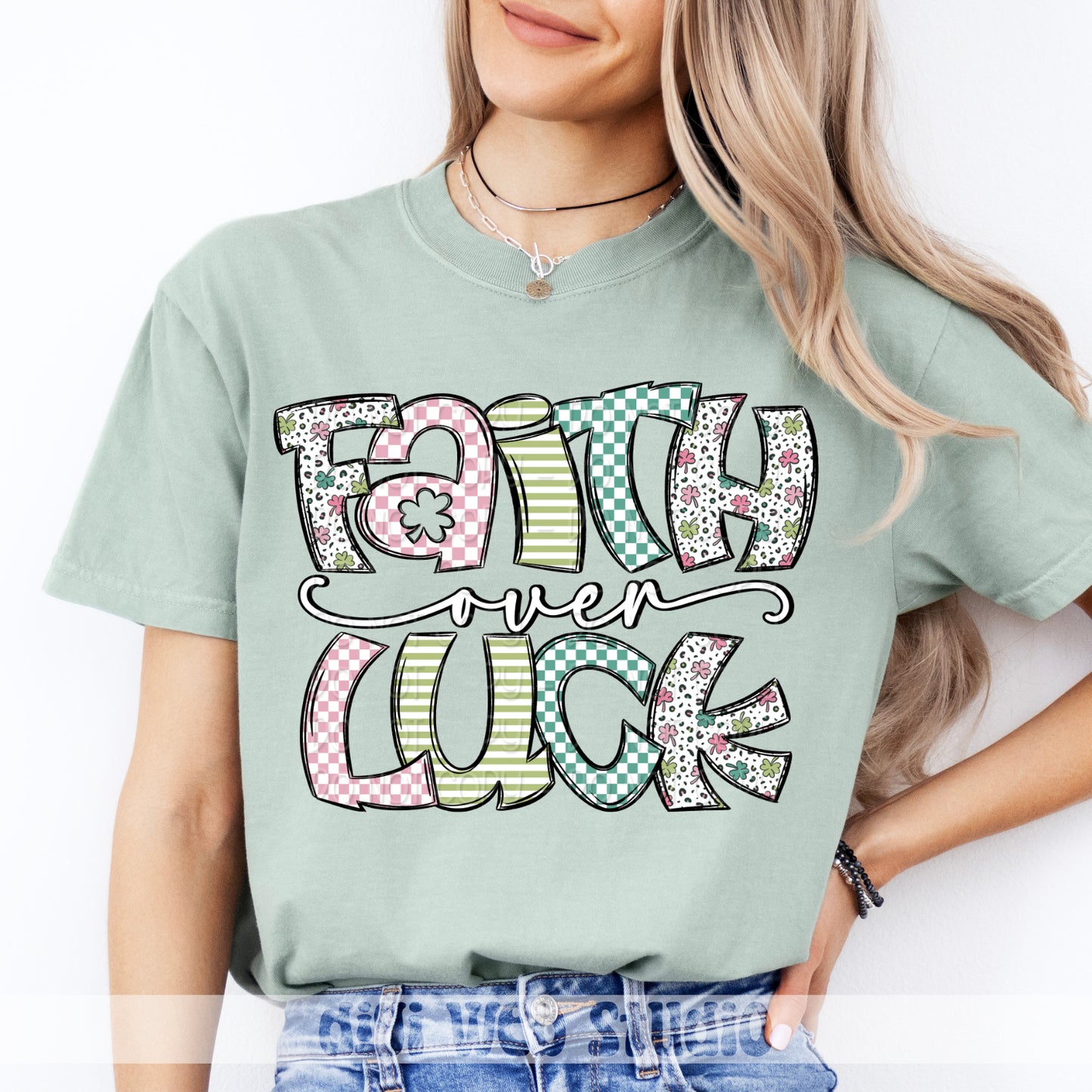 Faith Over Luck 1 - 2025 Digital PNG Design