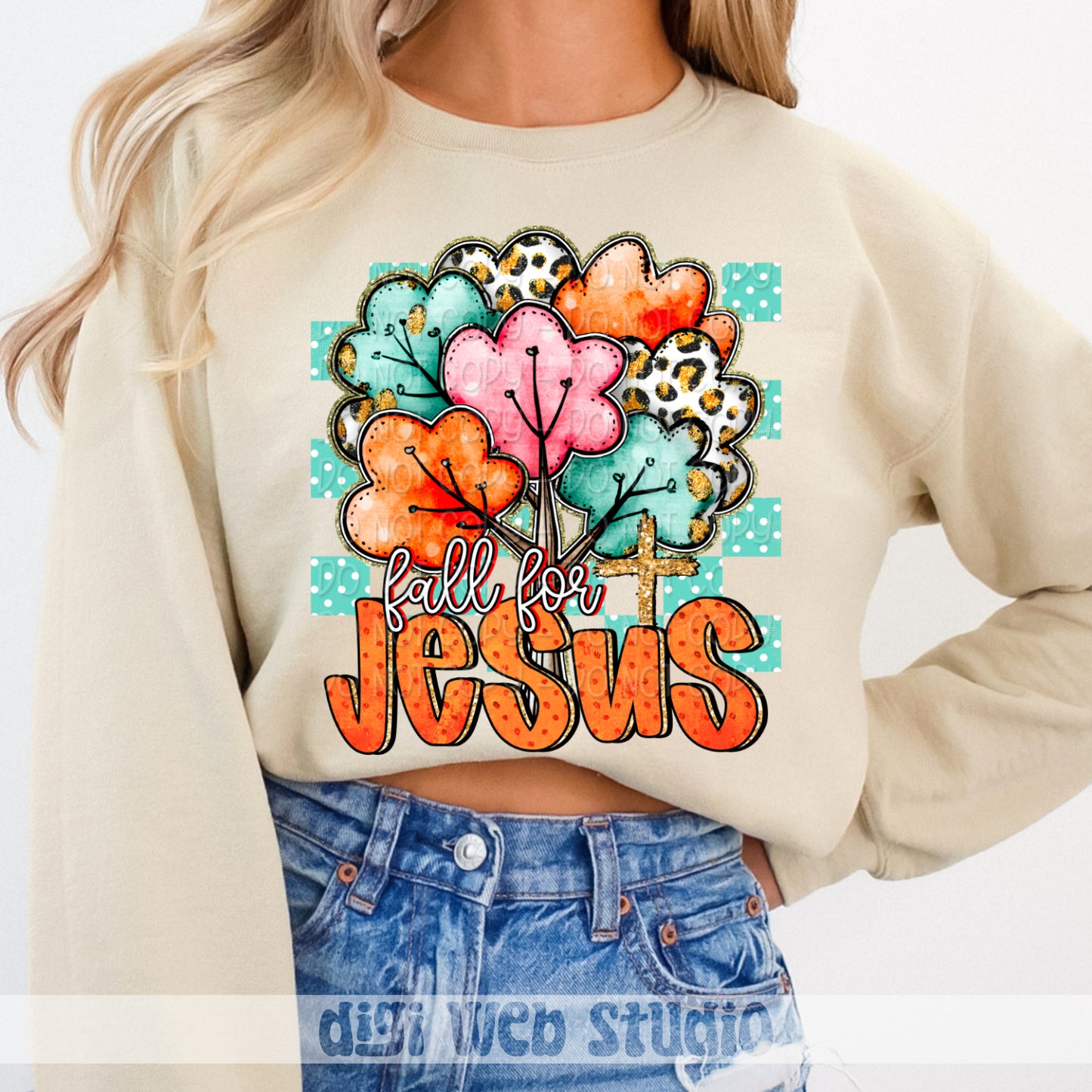 Fall For Jesus 1 - 2025 Digital PNG Design