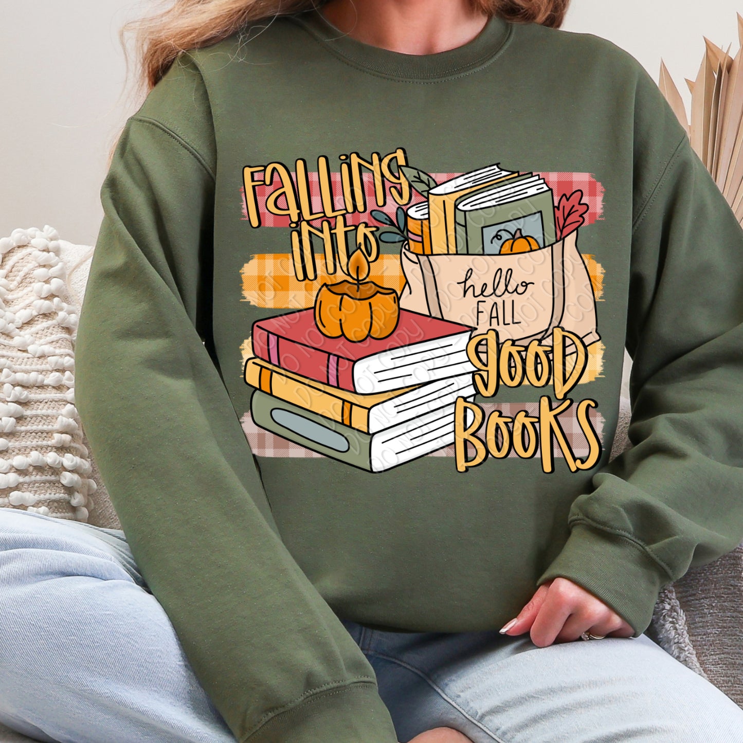 Falling Into Good Books 1 - 2026 Digital PNG Design w/ Sleeve