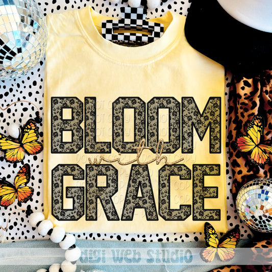 Faux Embroidery Black Lace Bloom With Grace 1 - 2025 Digital PNG Design