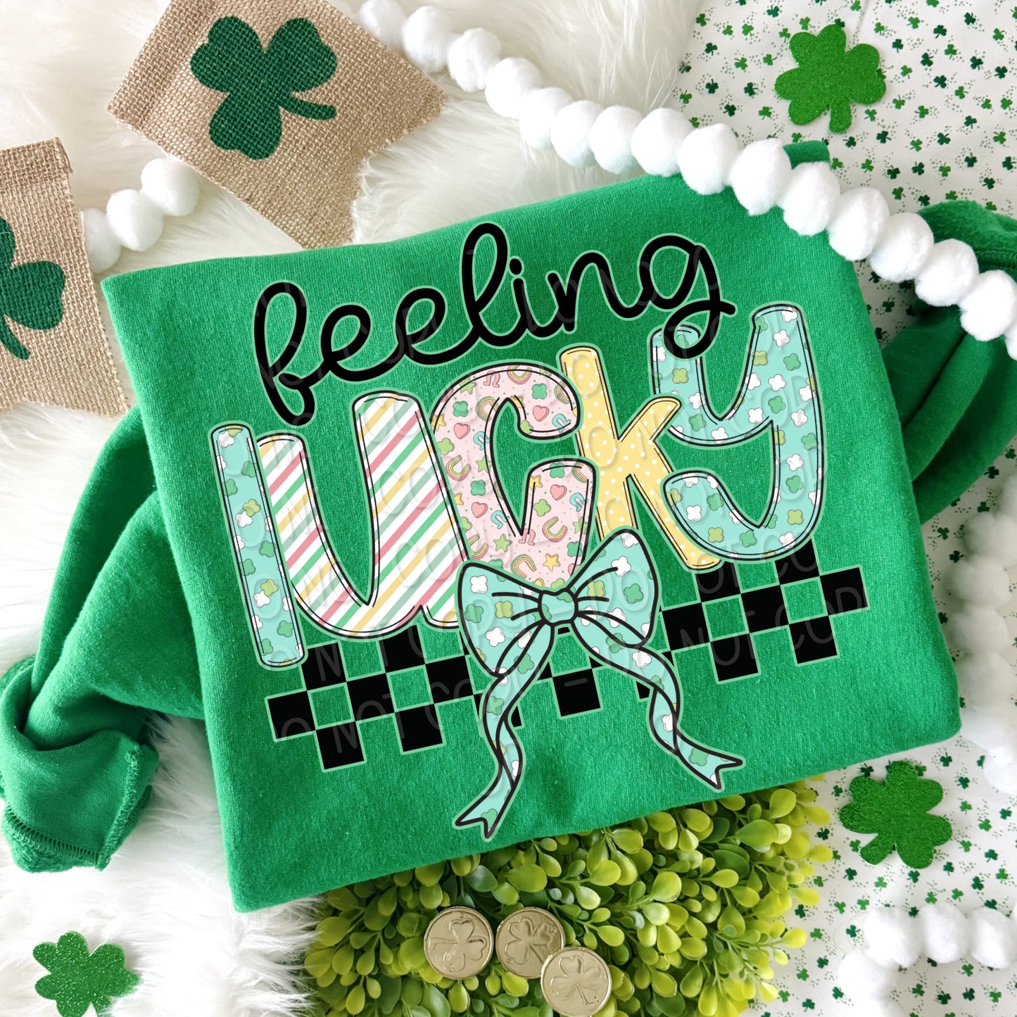 Feeling Lucky 1 - Digital PNG Design