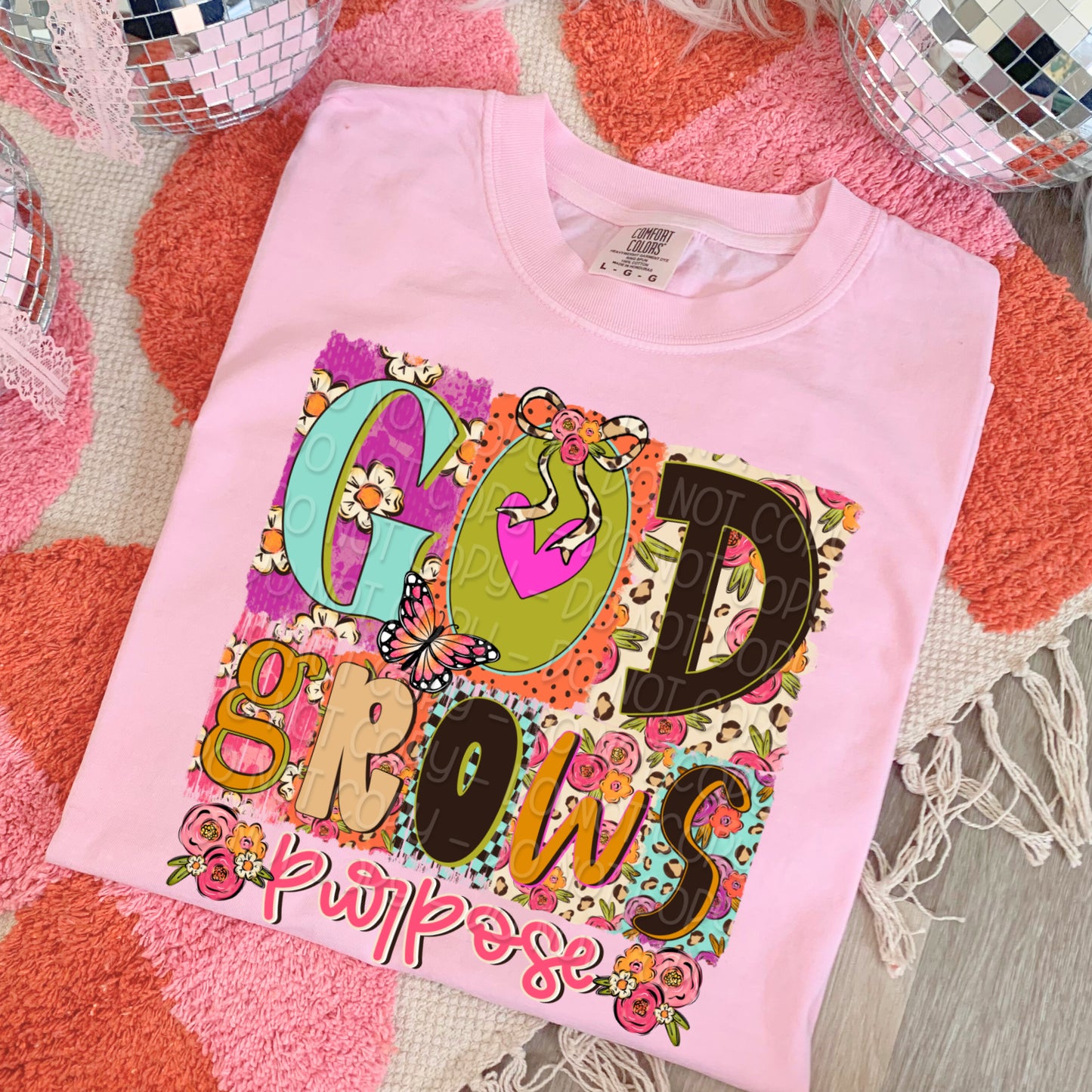 God Grows Purpose 1 - Digital PNG Design