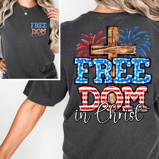 Freedom In Christ 1 - 2024 Digital PNG Design w/ Pocket