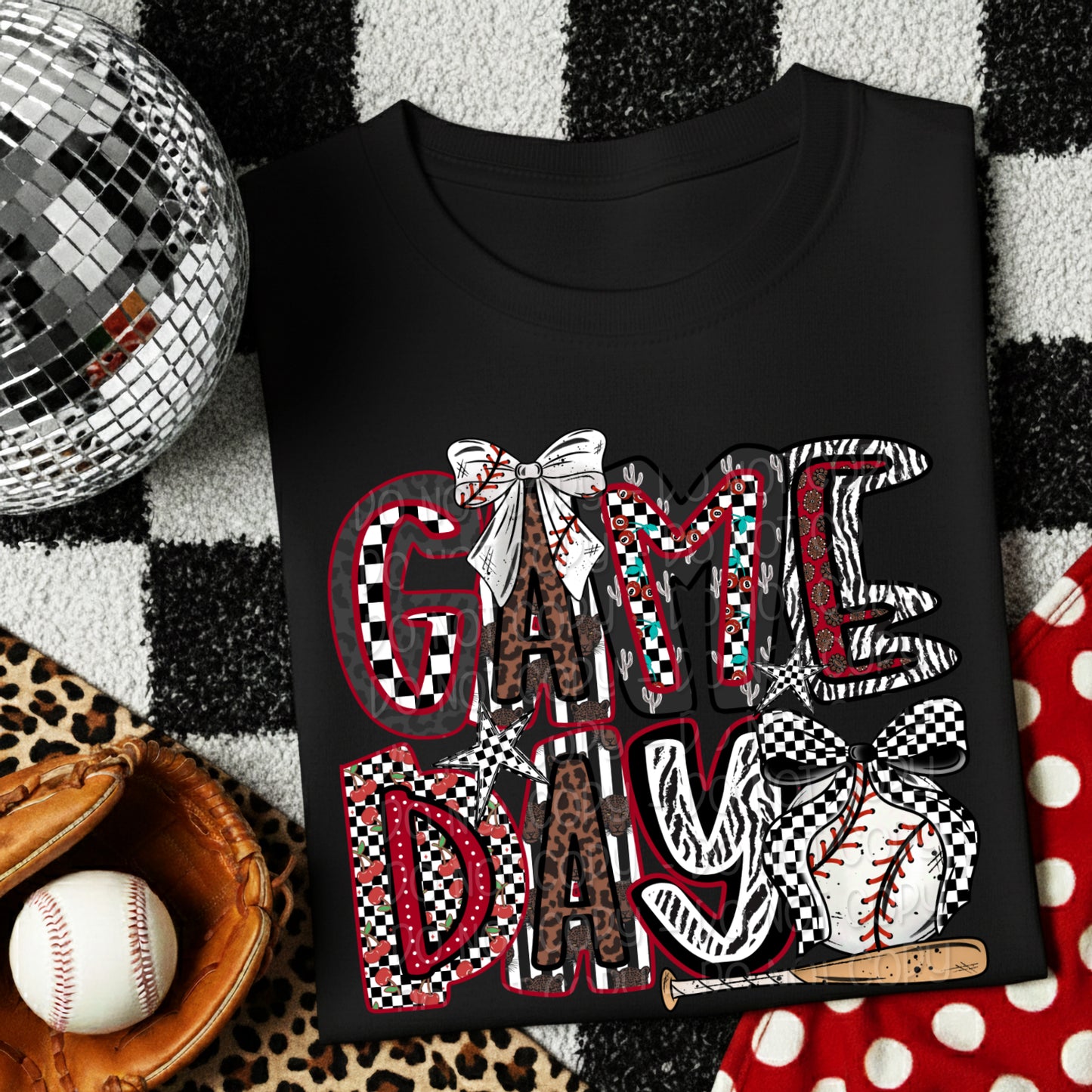 Game Day Baseball 1 - Digital PNG Design