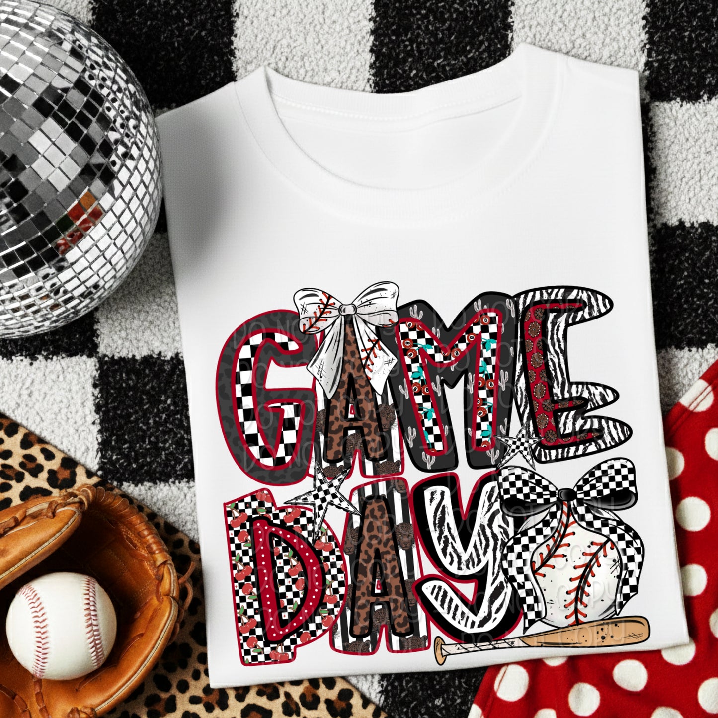 Game Day Baseball 1 - Digital PNG Design
