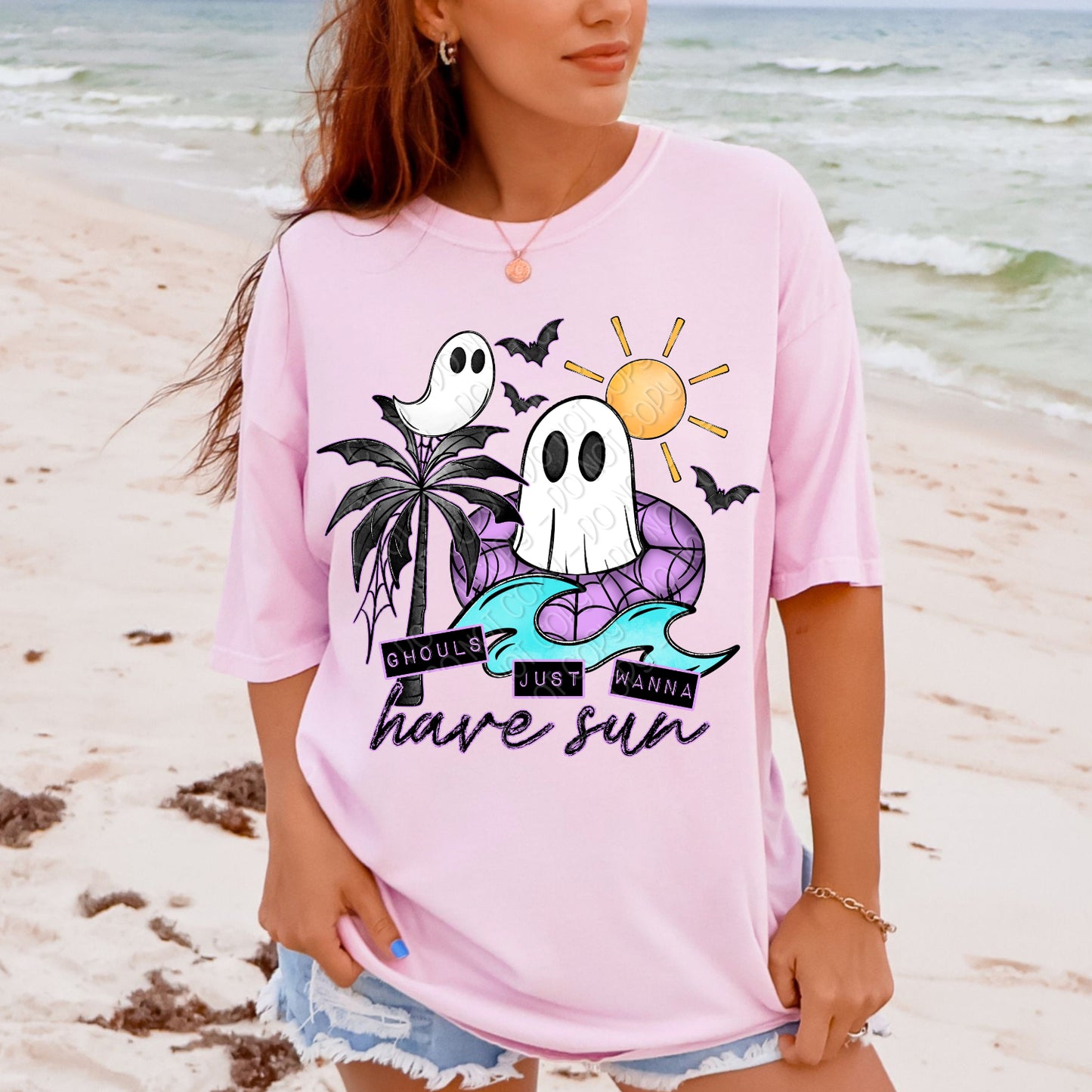 Ghouls Just Wanna Have Sun 1 - 2026 Digital PNG Design