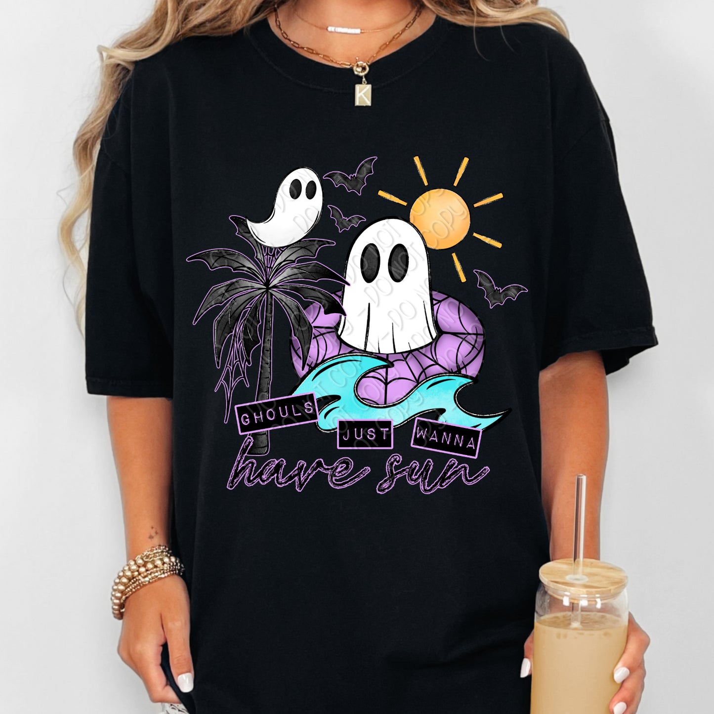 Ghouls Just Wanna Have Sun 1 - 2026 Digital PNG Design