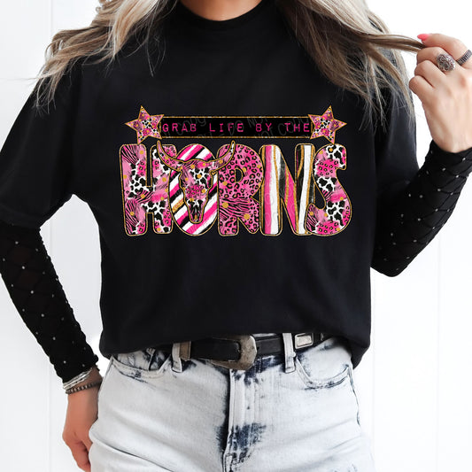 Grab Life By The Horns 1 - 2026 Digital PNG Design