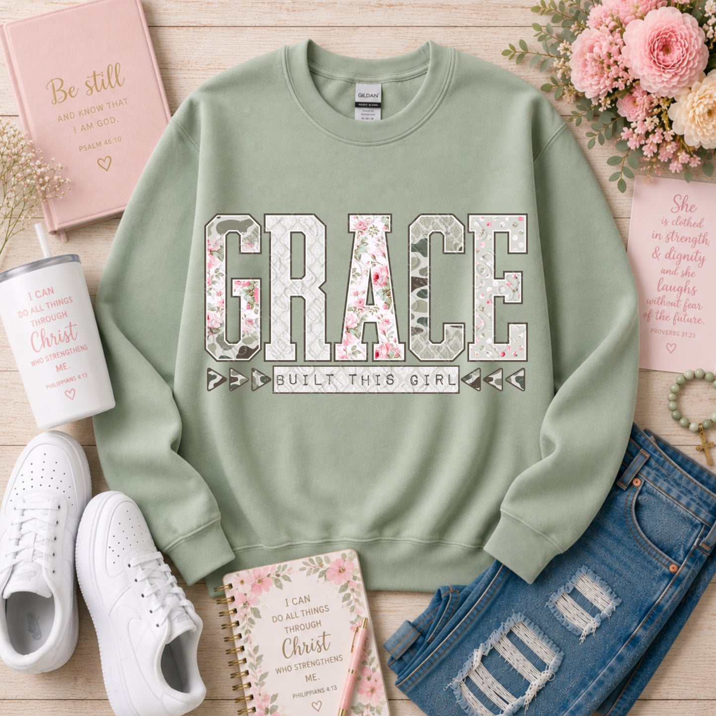 Grace Built This Girl 1 - 2026 Digital PNG Design