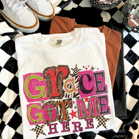 Grace Got Me Here 1 - 2025 Digital PNG Design