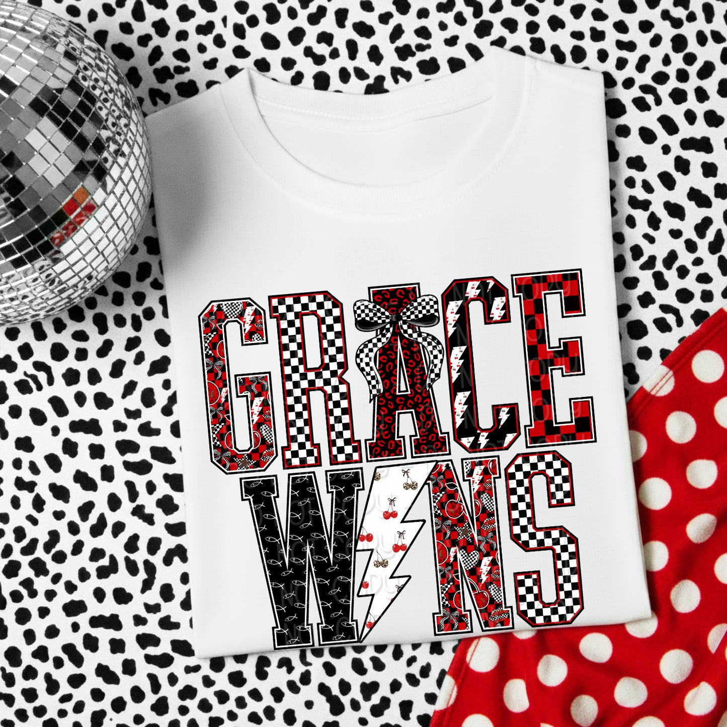Grace Wins 1 - Digital PNG Design