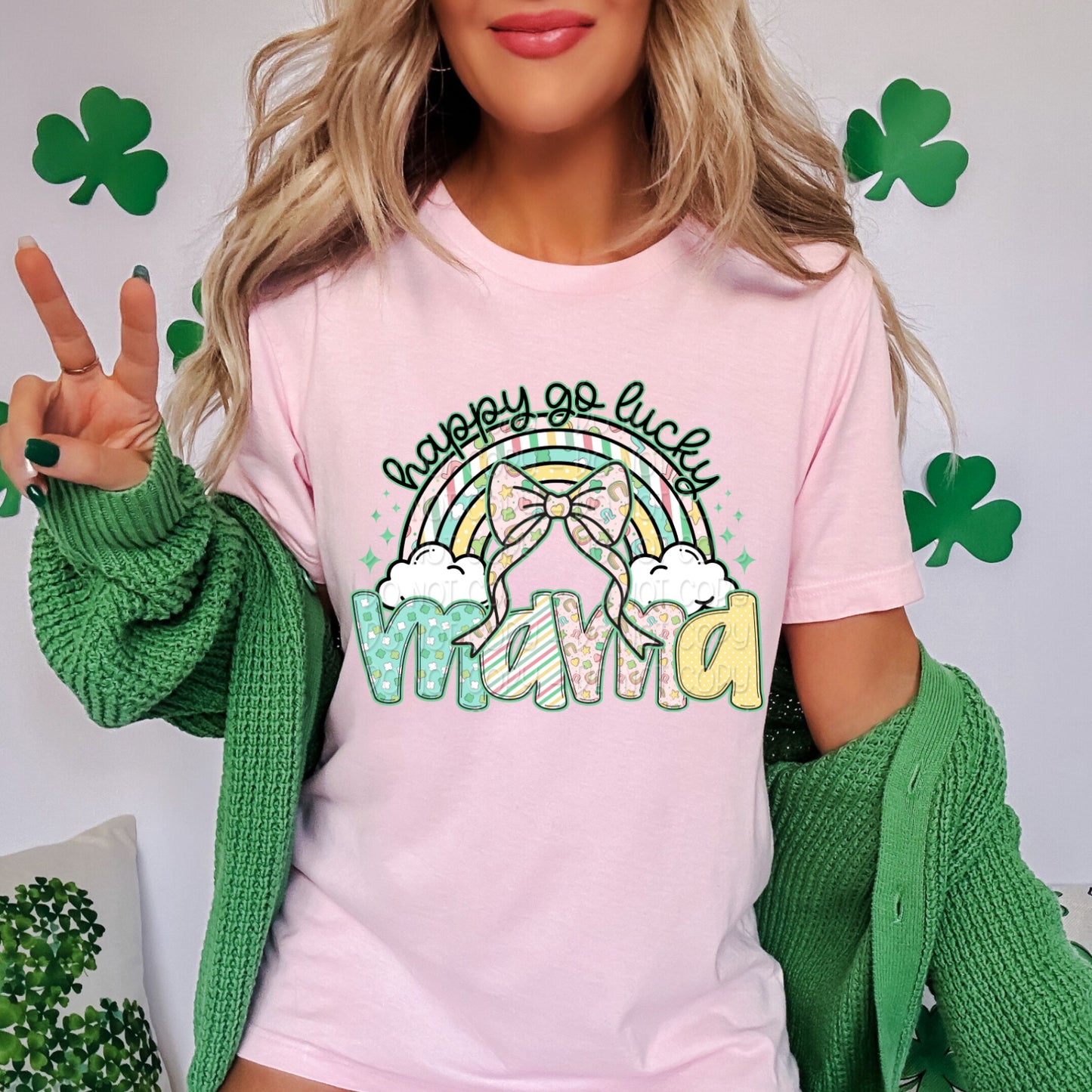 Happy Go Lucky Mama 1 - Digital PNG Design