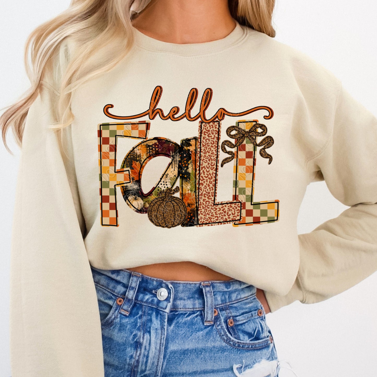 Hello Fall 1 - 2026 Digital PNG Design