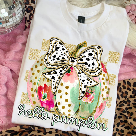 Hello Pumpkin 1 - 2025 Digital PNG Design