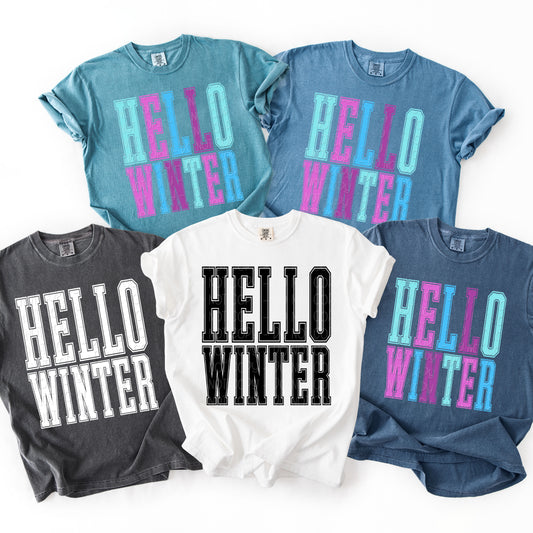 Hello Winter 1 - 2025 Digital PNG Design