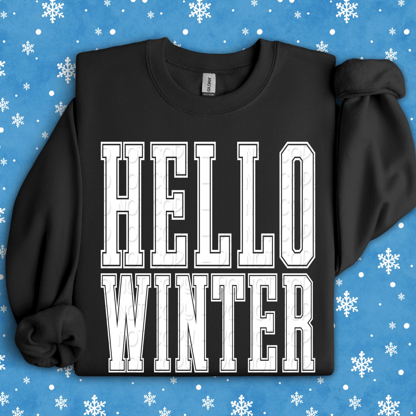 Hello Winter 1 - 2025 Digital PNG Design