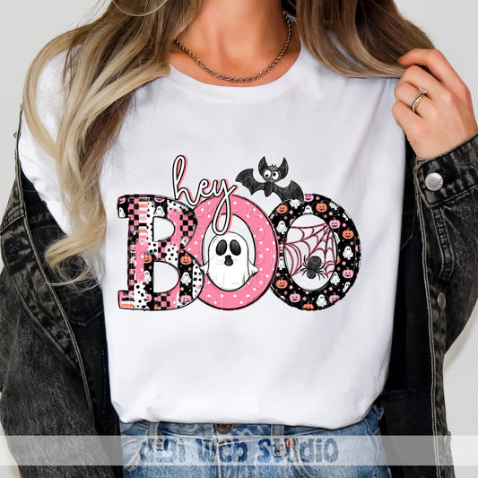 Hey Boo 1 - 2025 Digital PNG Design
