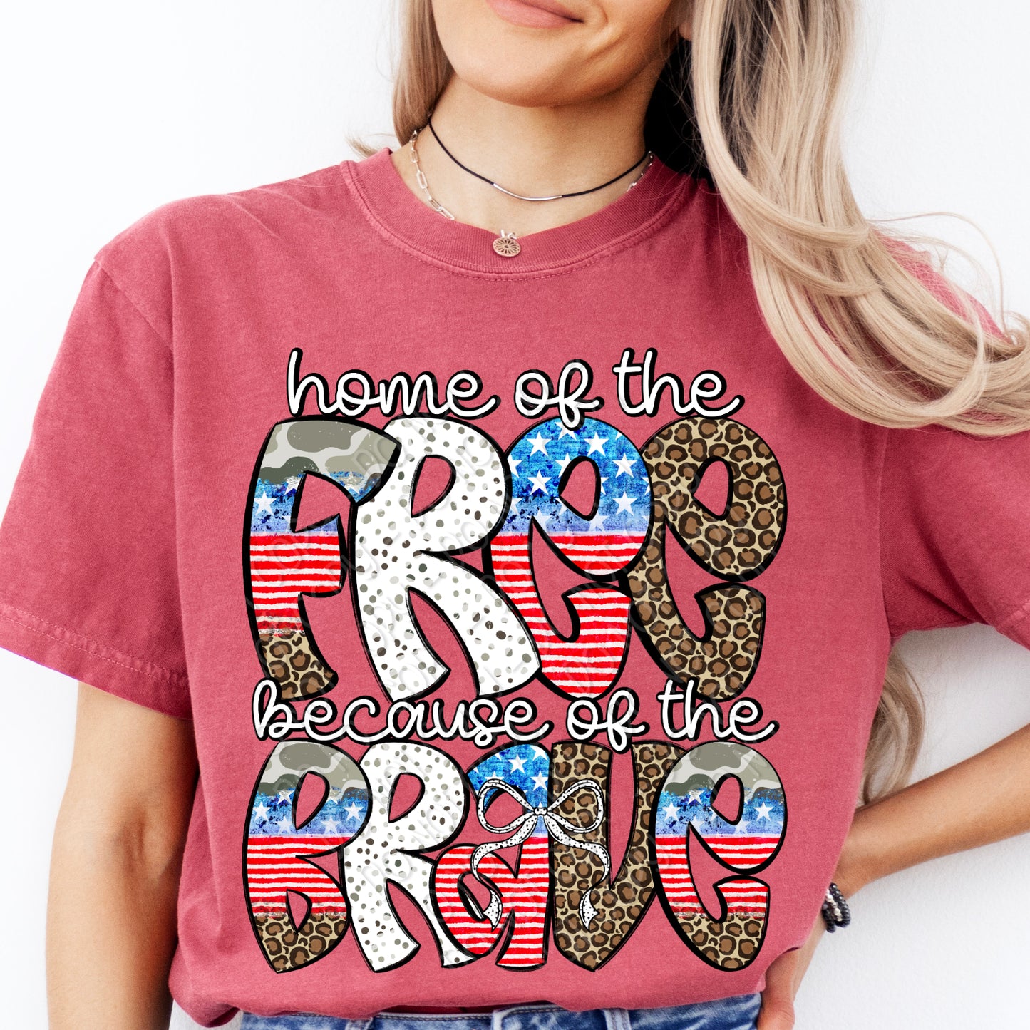 Home Of The Free Because Of The Brave 1 - 2026 Digital PNG Design