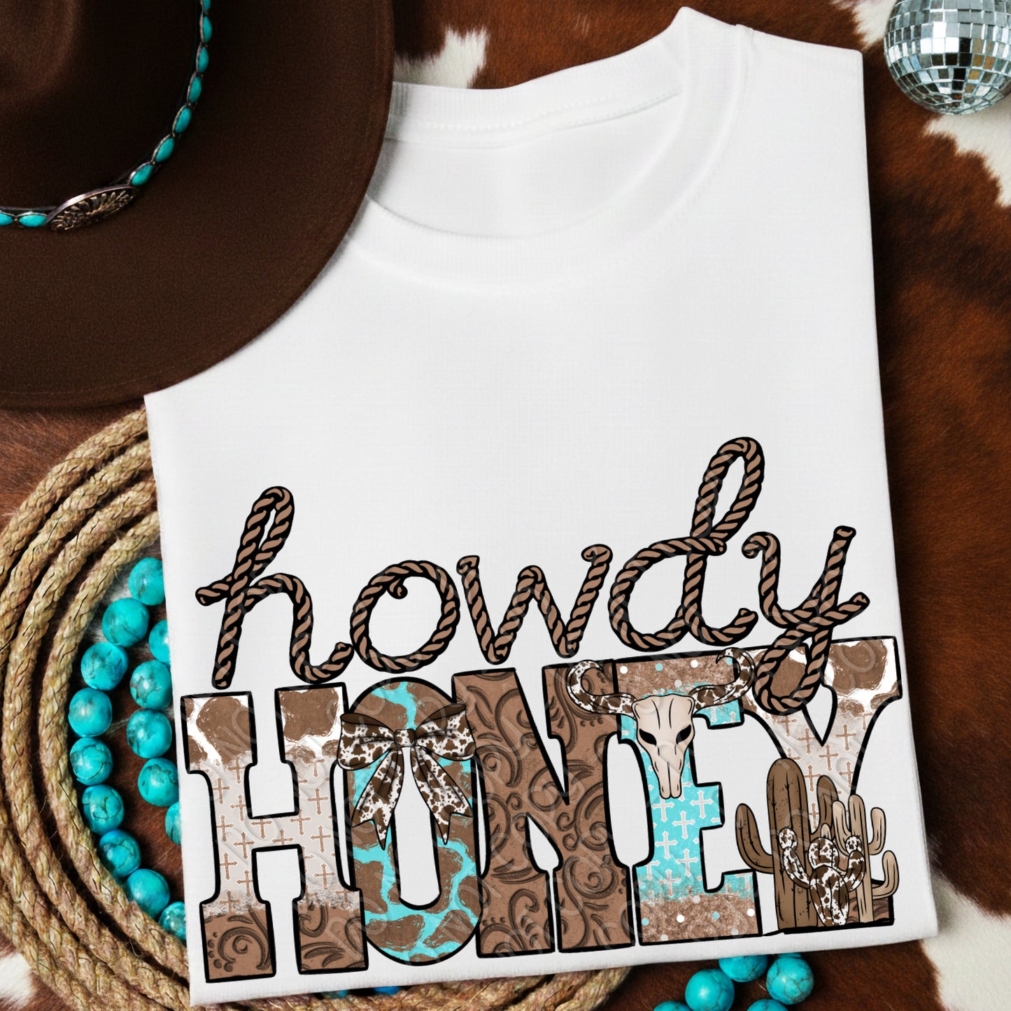 Howdy Honey 1 - 2026 Digital PNG Design