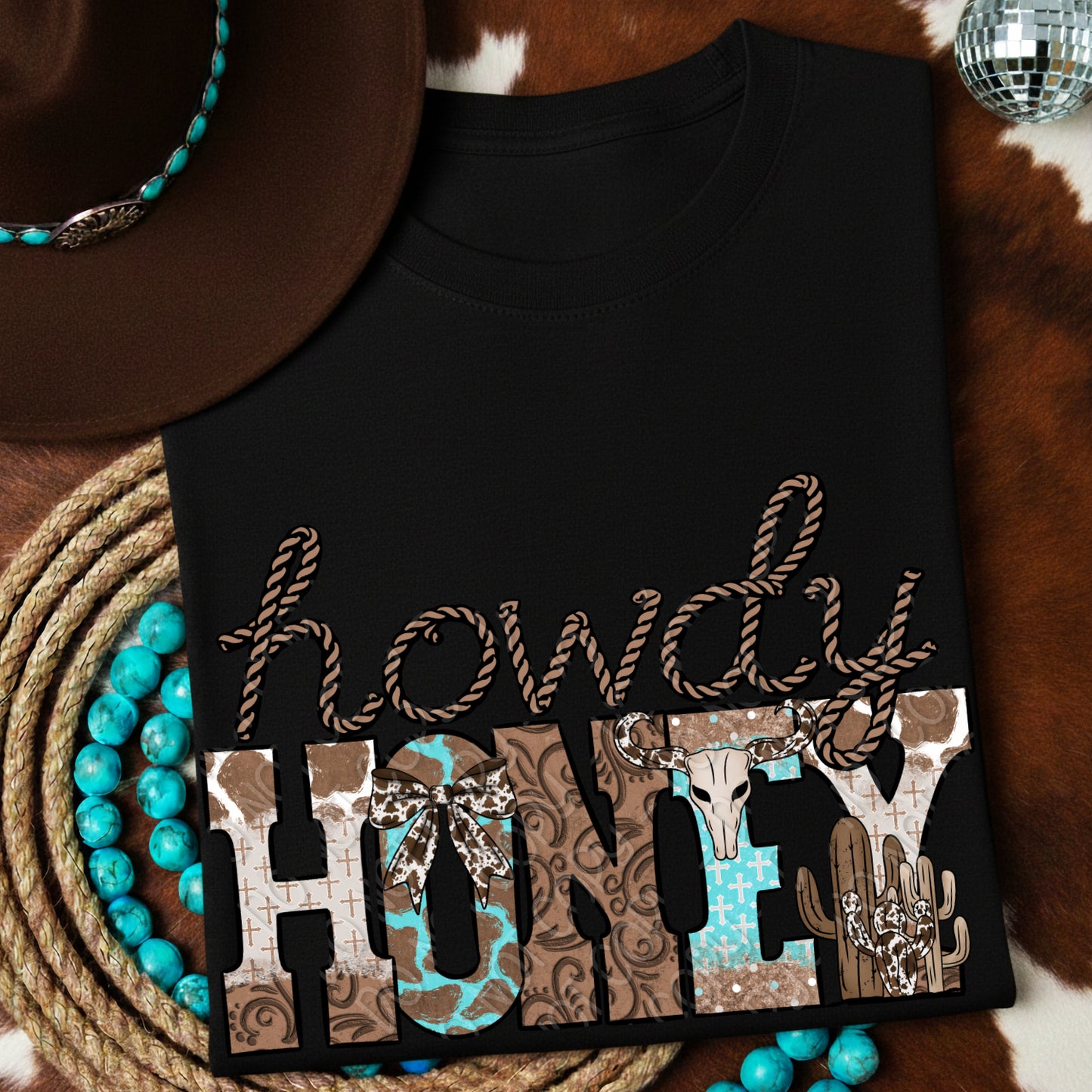 Howdy Honey 1 - 2026 Digital PNG Design