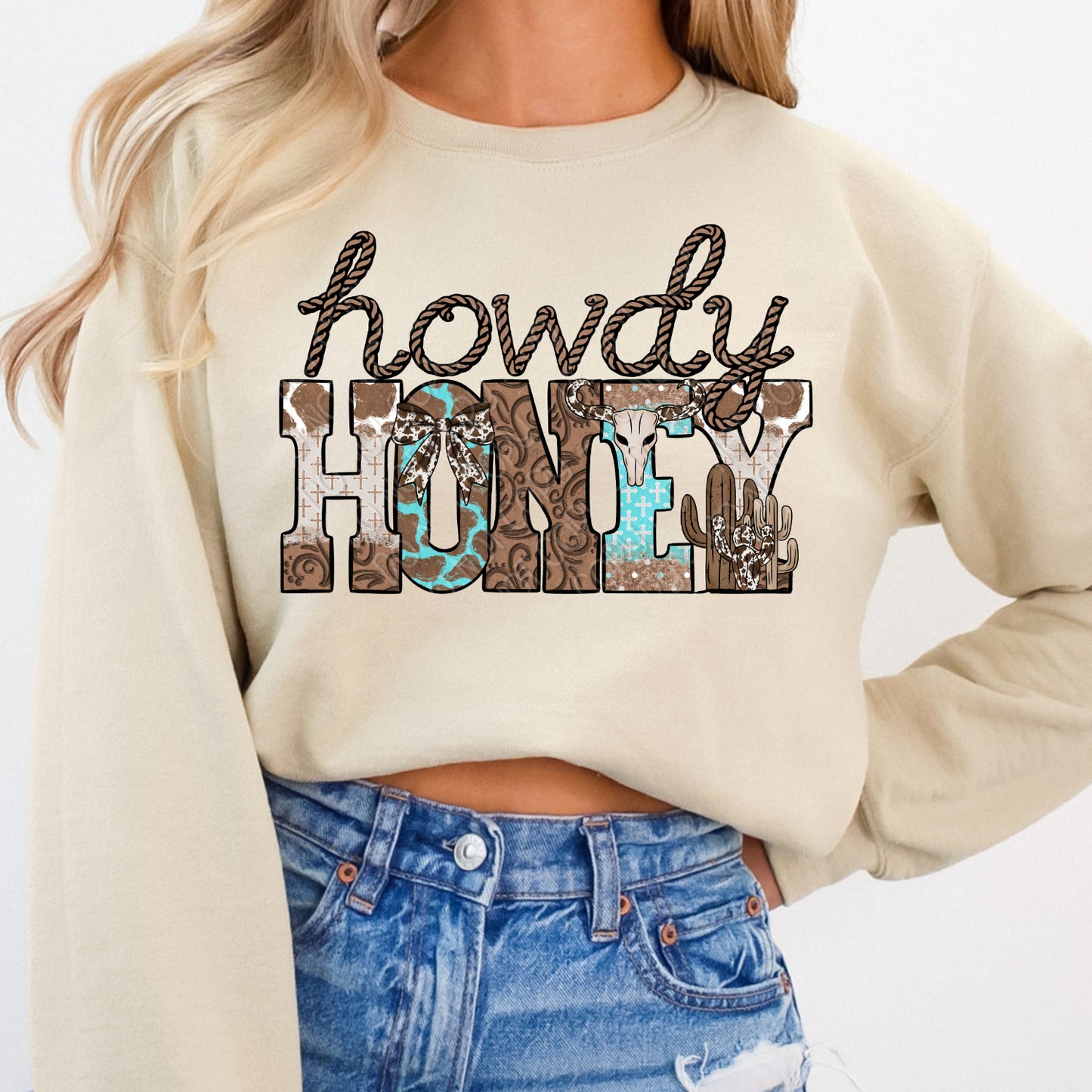 Howdy Honey 1 - 2026 Digital PNG Design